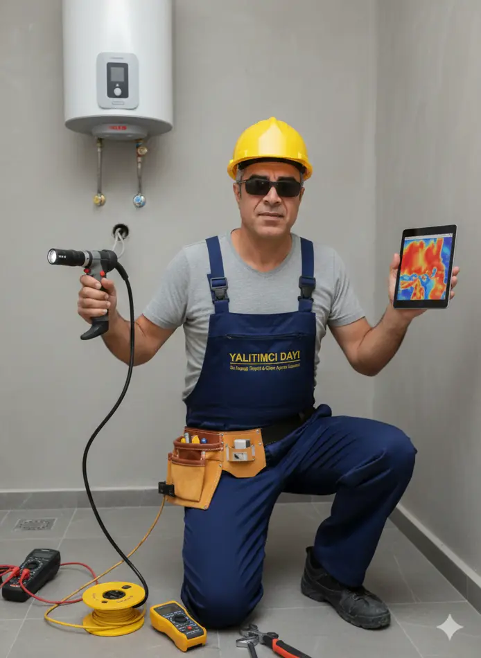 Kocaeli kırmadan cihazla su kaçağı tespiti